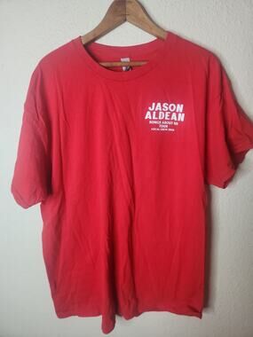 Jason Aldean Songs About Us Backstage Local Crew Shirt Size XL COUNTRY 2026 Tour
